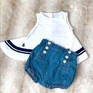 Brand new Ralph Lauren set! Denim shorts & tank